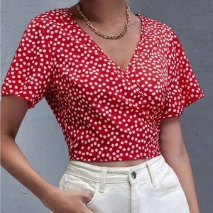 Shein Wrap Dress and Top Set